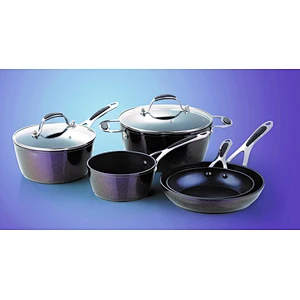 Forged aluminum with stainless steel handle sets