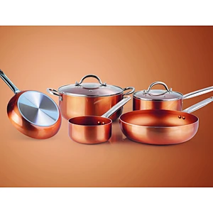 Pressed aluminum frypan sets