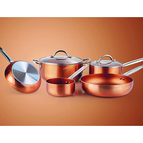 Pressed aluminum frypan sets