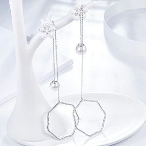 925 silver Earrings jewelry company,fashion bling Earrings,cooper cz imitation fine jewelry,