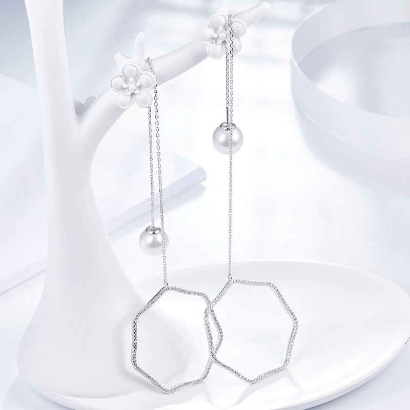 925 silver Earrings jewelry company,fashion bling Earrings,cooper cz imitation fine jewelry,