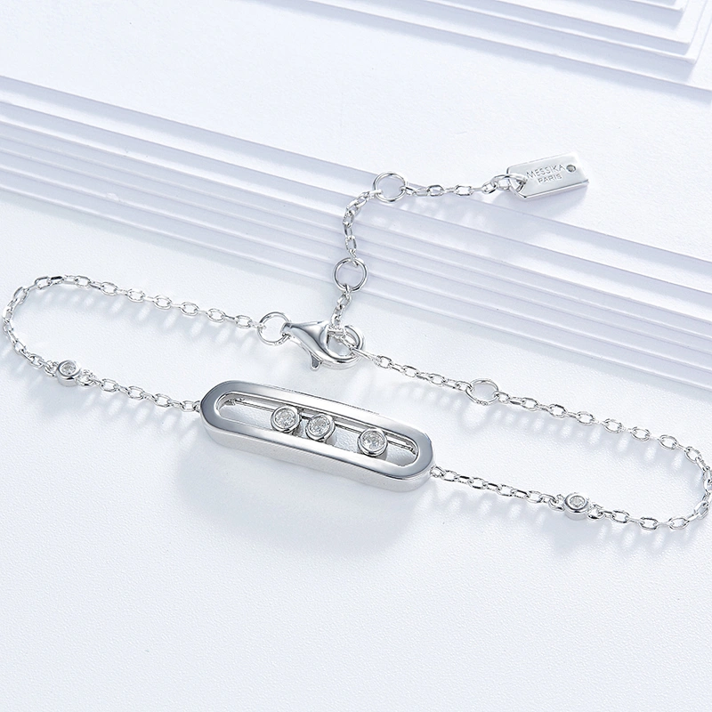 Slide fashion bracelets,925 sterling silver,Inlay zircon