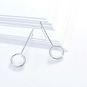 circle pearl earrings,long earrings,925 silver jewelry,Guangzhou MissG Jewelry co., LTD,