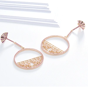 Very beautiful earrings,925 silver zircon earrings jewelry,earrings bling bling,jewelry manufacturers china