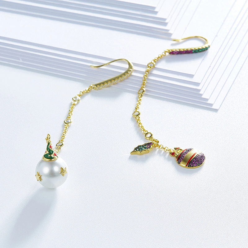 Christmas earrings accessories,925 silver earrings,earrings for girls,Jewelry manufacturer