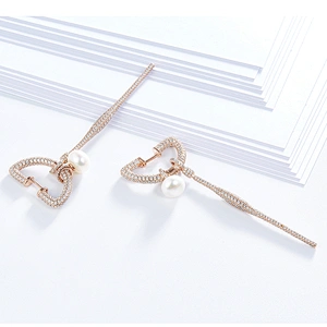designer earrings,designer jewelry,pearl earrings jewelry,925 sterling silver jewelry,Inlay zircon bling