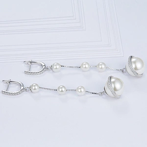 APM jewelry factory,APM earrings,Pearl spherical earth earrings,designer earrings,APM