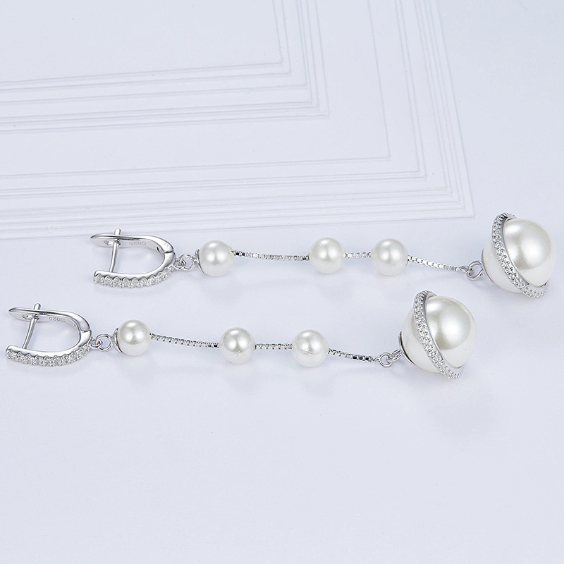 APM jewelry factory,APM earrings,Pearl spherical earth earrings,designer earrings,APM