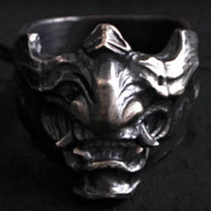 3D Skull ring restoring ancient ways jewelry,The barbarian skull ring,925 sterling silver jewelry manufacturing