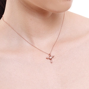 Angel wing key pendant large jewelry factory,OEM/ODM Jewelry Trade processing customized,Wholesale jewelry manufacturer