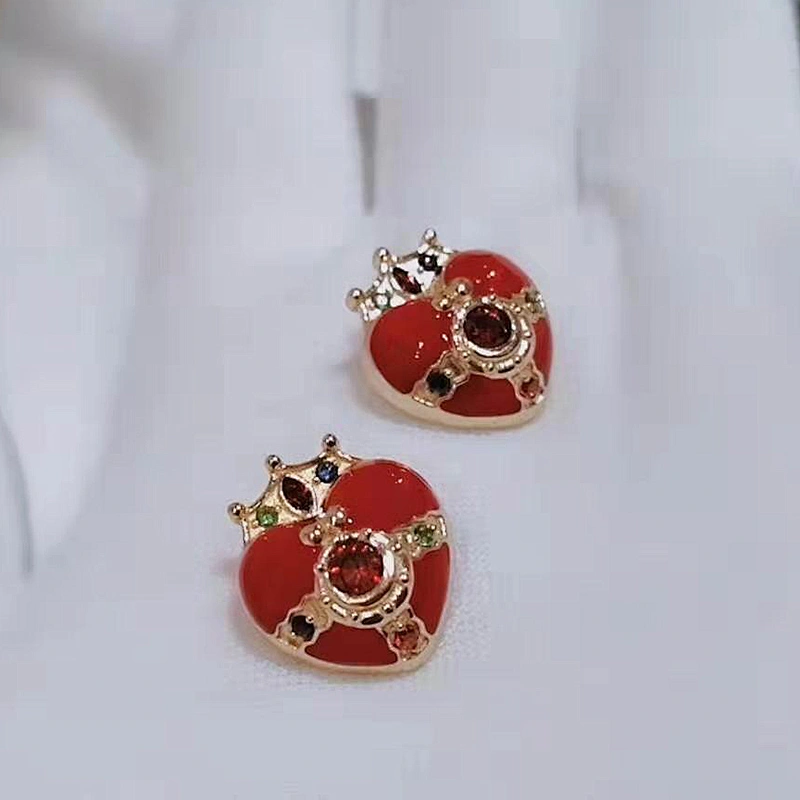 Heart-shaped Earrings earrings for girls earring studs large jewelry factory,OEM/ODM Jewelry Trade processing customized,Wholesale jewelry manufacturer