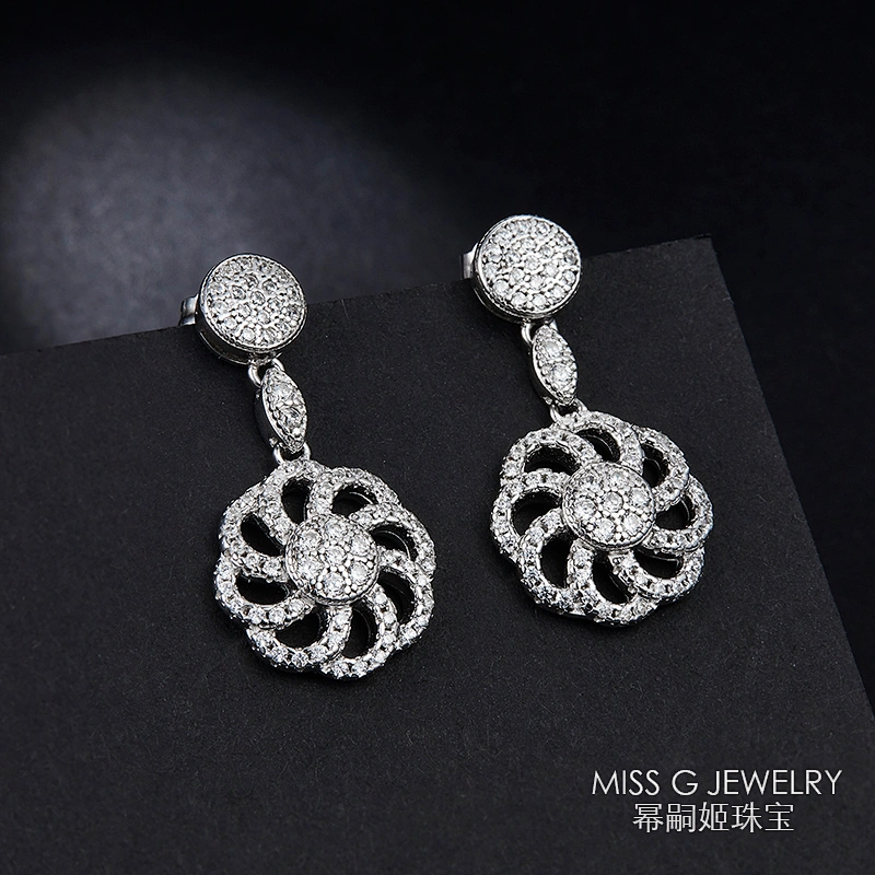 S925 Silver Long Ear Nails Jewelry Earrings large jewelry factory,OEM/ODM Jewelry Trade processing customized,Wholesale jewelry manufacturer