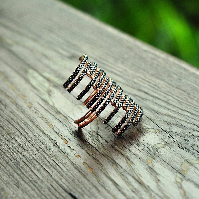 rose gold engagement rings unique engagement rings Fashion jewelry