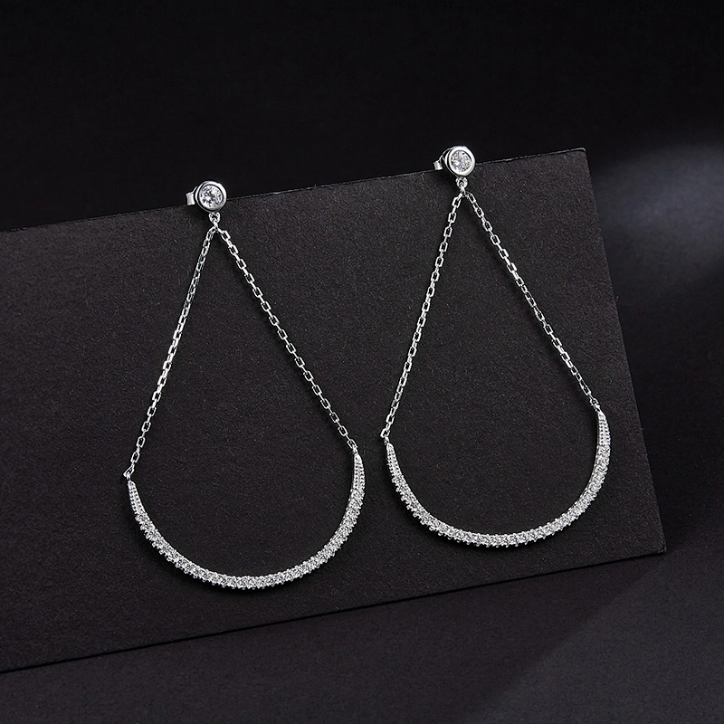 dangle earrings long earrings large jewelry factory,OEM/ODM Jewelry Trade processing customized,Wholesale jewelry manufacturer