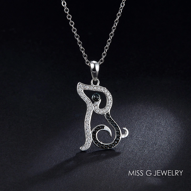 Jewelry Factory Custom Wholesale Agent S925 Silver Pendant Hot Selling Rat Diamond Necklace Pendant