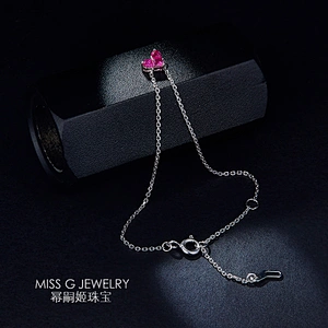 Ruby gemstone silver bracelet large jewelry factory,OEM/ODM Jewelry Trade processing customized,Wholesale jewelry manufacturer