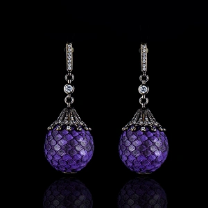S925 Silver Fashion Individual Zircon Earrings large jewelry factory,OEM/ODM Jewelry Trade processing customized,Wholesale jewelry manufacturer