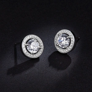 silver stud earrings large jewelry factory,OEM/ODM Jewelry Trade processing customized,Wholesale jewelry manufacturer