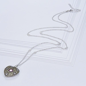 Heart Necklace  OEM/ODM Jewelry Trade processing customized,Wholesale jewelry manufacturer