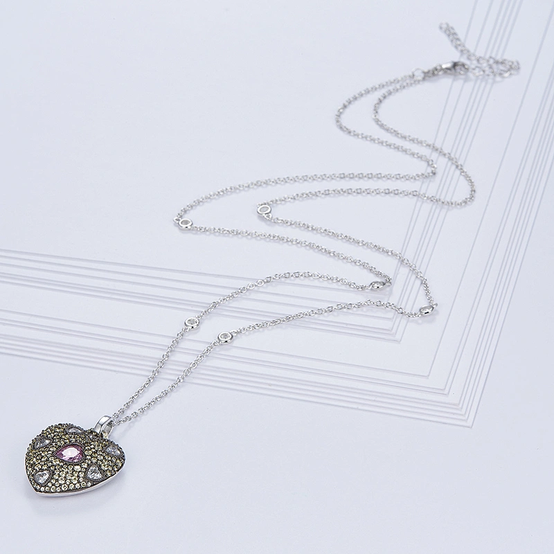 Heart Necklace  OEM/ODM Jewelry Trade processing customized,Wholesale jewelry manufacturer