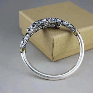 Monkey King's gold hoop stick Bracelet large jewelry factory,OEM/ODM Jewelry Trade processing customized,Wholesale jewelry manufacturer