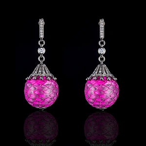 S925 Silver Fashion Individual Zircon Earrings large jewelry factory,OEM/ODM Jewelry Trade processing customized,Wholesale jewelry manufacturer