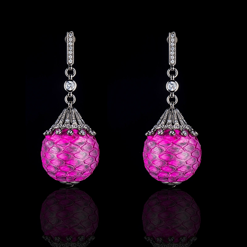 S925 Silver Fashion Individual Zircon Earrings large jewelry factory,OEM/ODM Jewelry Trade processing customized,Wholesale jewelry manufacturer