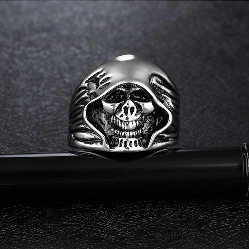 Devil pattern ring mens ring mens jewellery large jewelry factory,OEM/ODM Jewelry Trade processing customized,Wholesale jewelry manufacturer
