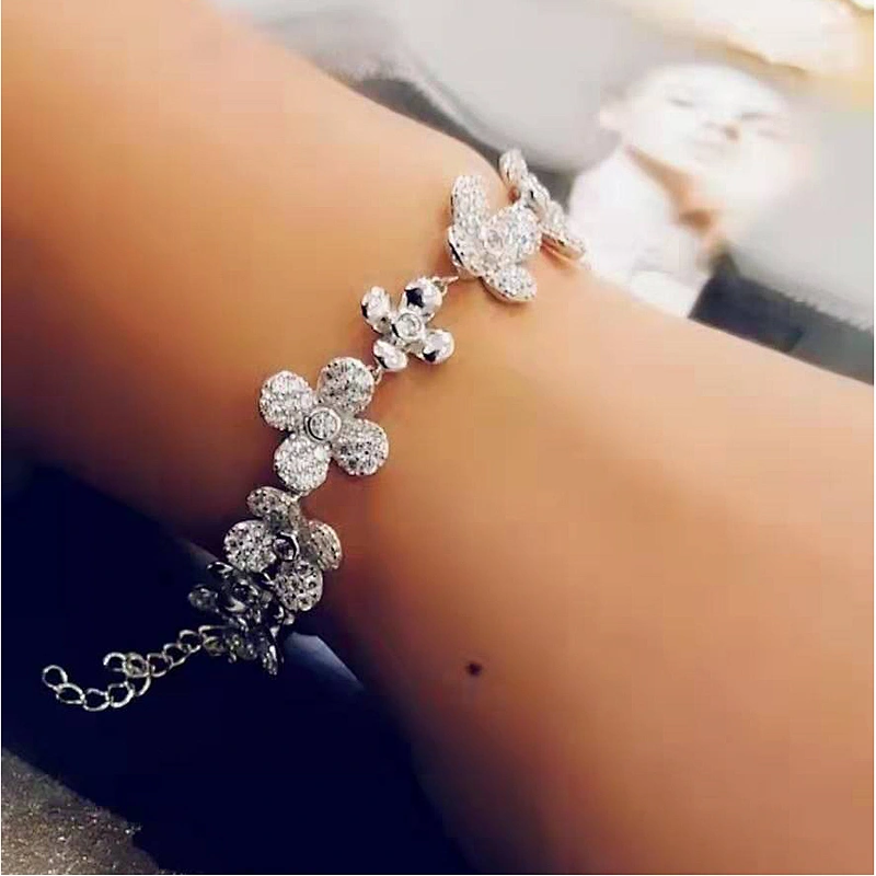 Women's Bracelet Girl Bracelet Rose Gold Bracelet large jewelry factory,OEM/ODM Jewelry Trade processing customized,Wholesale jewelry manufacturer