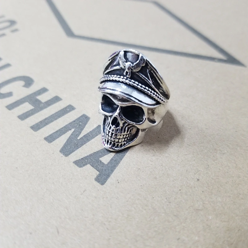 Pirate Captain Ring men's ring large jewelry factory,OEM/ODM Jewelry Trade processing customized,Wholesale jewelry manufacturer