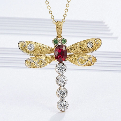 Butterfly-Pendant-925-silver-inlay-zircon-OEM/ODM-Jewelry-Trade-processing-customized