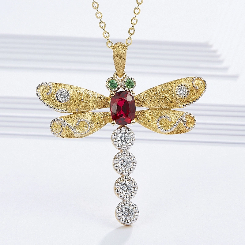 Butterfly-Pendant-925-silver-inlay-zircon-OEM/ODM-Jewelry-Trade-processing-customized