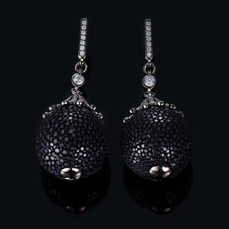 S925 Silver Fashion Individual Zircon Earrings large jewelry factory,OEM/ODM Jewelry Trade processing customized,Wholesale jewelry manufacturer