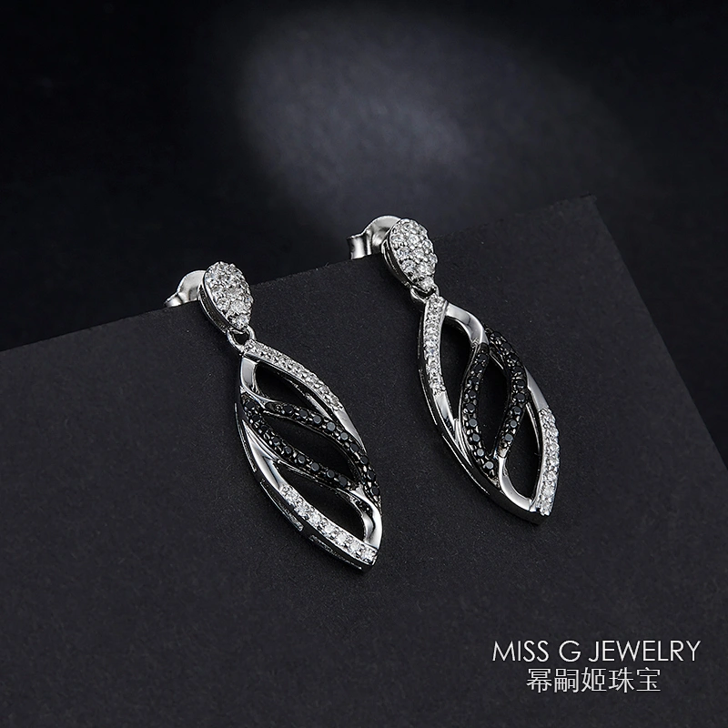 Small Fresh Earrings S925 Silver Leaf Type Earrings large jewelry factory,OEM/ODM Jewelry Trade processing customized,Wholesale jewelry manufacturer
