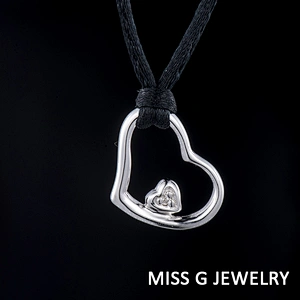 Love Single Zircon Pendant large jewelry factory,OEM/ODM Jewelry Trade processing customized,Wholesale jewelry manufacturer