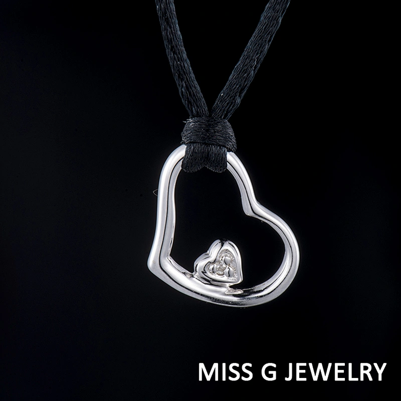 Love Single Zircon Pendant large jewelry factory,OEM/ODM Jewelry Trade processing customized,Wholesale jewelry manufacturer