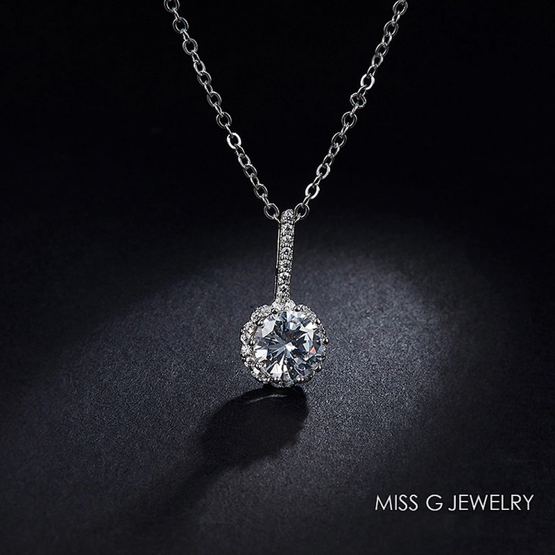 Large Zircon Pendant large jewelry factory,OEM/ODM Jewelry Trade processing customized,Wholesale jewelry manufacturer