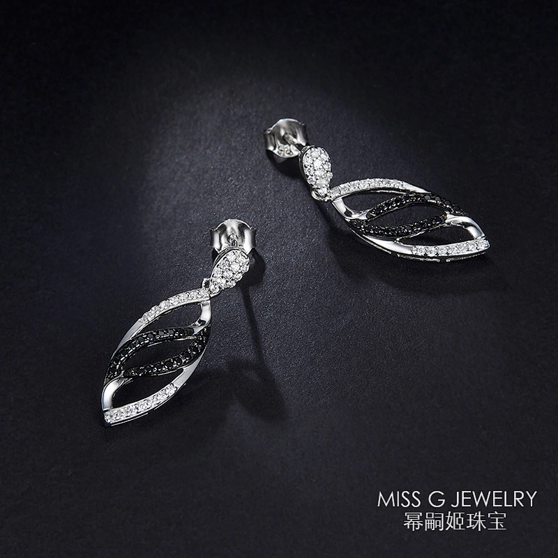 Small Fresh Earrings S925 Silver Leaf Type Earrings large jewelry factory,OEM/ODM Jewelry Trade processing customized,Wholesale jewelry manufacturer
