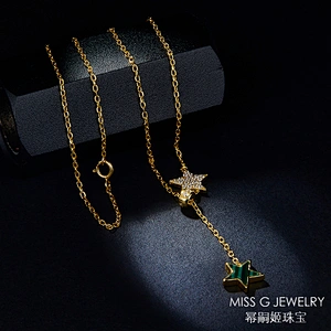 Star Necklace large jewelry factory,OEM/ODM Jewelry Trade processing customized,Wholesale jewelry manufacturer