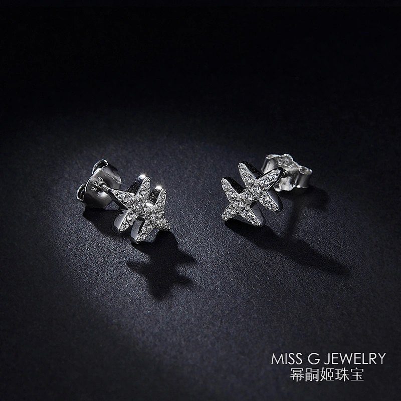 Fashion Fishbone Ear Drop 925 Silver Ear Nail large jewelry factory,OEM/ODM Jewelry Trade processing customized,Wholesale jewelry manufacturer