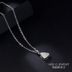 Triangle Pendant S925 Silver Fashion Pendant Zircon jewelry