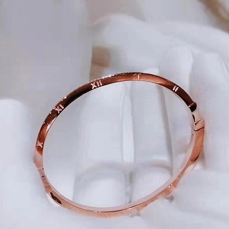 Fashion Bracelet Rose Gold Bracelet large jewelry factory,OEM/ODM Jewelry Trade processing customized,Wholesale jewelry manufacturer