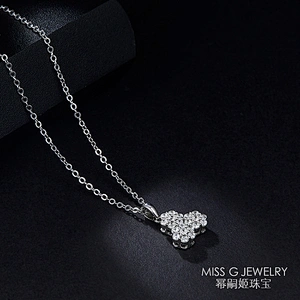 Simple stitching Zircon Necklace Pendant S925 silver pendant jewelry factory custom direct wholesale