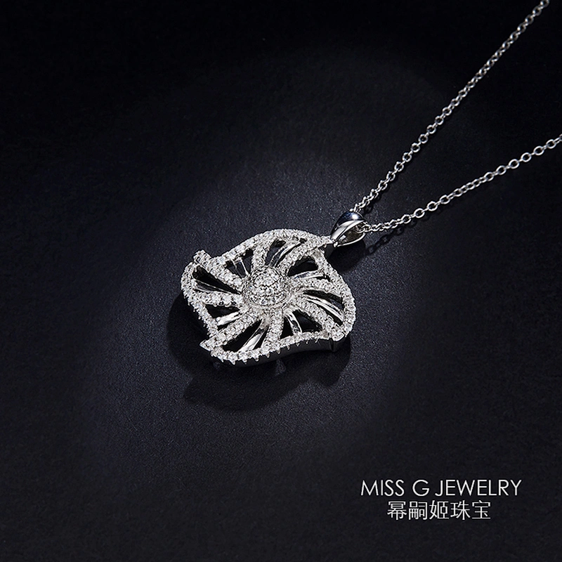 Trendy Pendant S925 Silver Fashion Pendant inlaid with zircon
