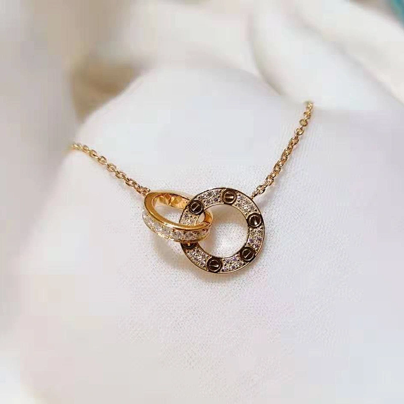Circle Necklace Ring Pendant large jewelry factory,OEM/ODM Jewelry Trade processing customized,Wholesale jewelry manufacturer