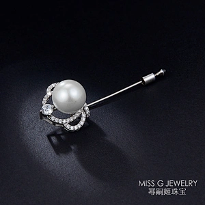 Pearl brooch large jewelry factory,OEM/ODM Jewelry Trade processing customized,Wholesale jewelry manufacturer