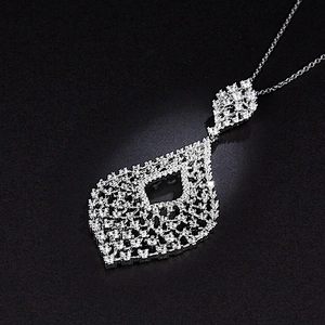 necklaces for women Diamond Pendant large jewelry factory,OEM/ODM Jewelry Trade processing customized,Wholesale jewelry manufacturer