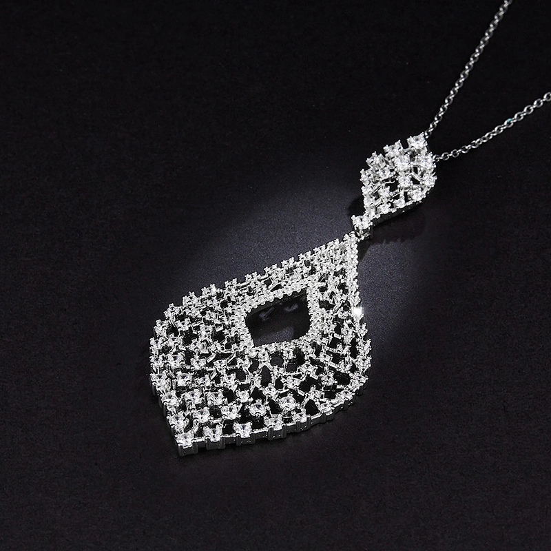 necklaces for women Diamond Pendant large jewelry factory,OEM/ODM Jewelry Trade processing customized,Wholesale jewelry manufacturer