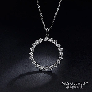 Silver pendant female silver jewelry item 925 Silver Diamond Fashion pure silver jewelry manufacturer missG jewelry