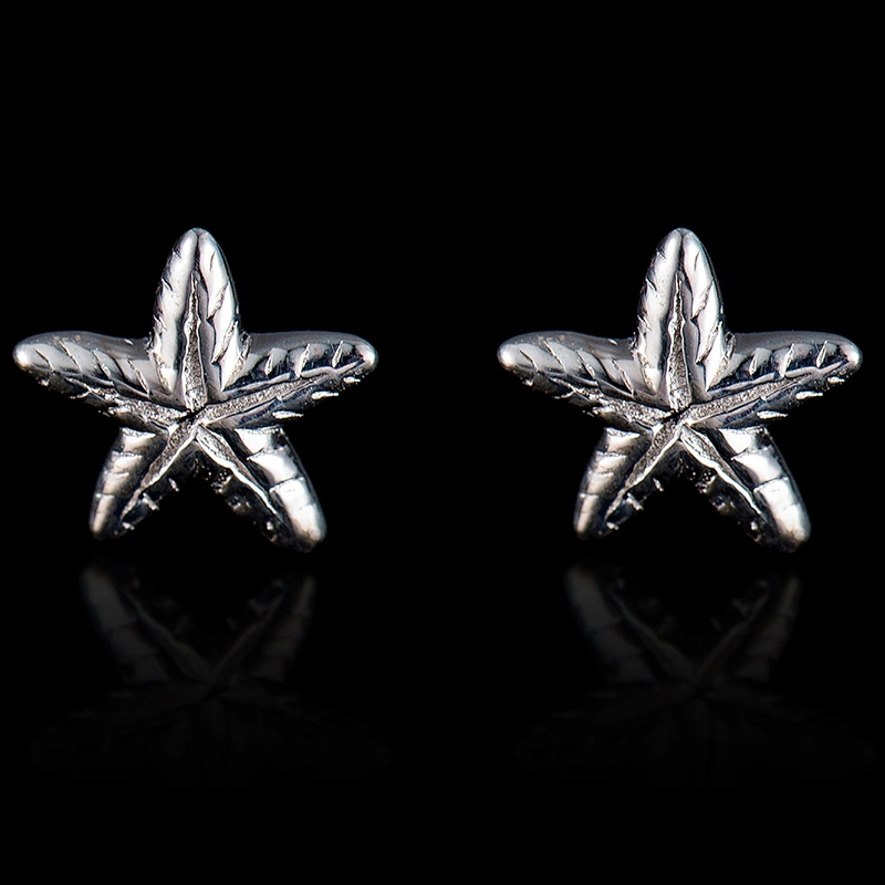 925 Silver Star Earrings LADIES EARRINGS large jewelry factory,OEM/ODM Jewelry Trade processing customized,Wholesale jewelry manufacturer